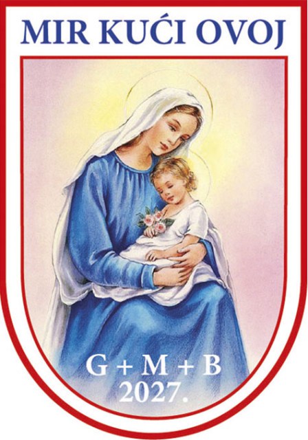 Naljepnica za blagoslov doma 2027.